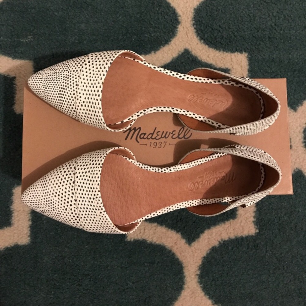 Madewell D'orsay Pointy Flats 6.5
